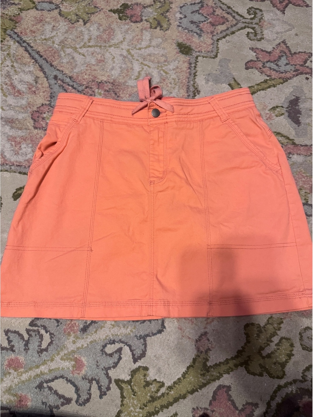 Ocean + Coast cotton coral skirt size